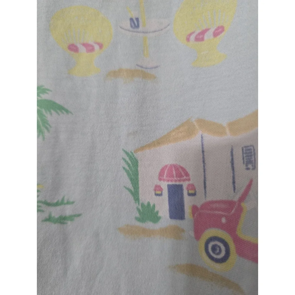 Beaufort Bonnet Company Pima Cotton Bahama Bound Pajamas Shirt Sz 14, Pants 12